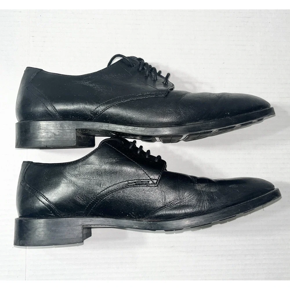 Cole Haan Hawthorne Oxford Shoes Men's 10‎ Black Leather Academia Professional